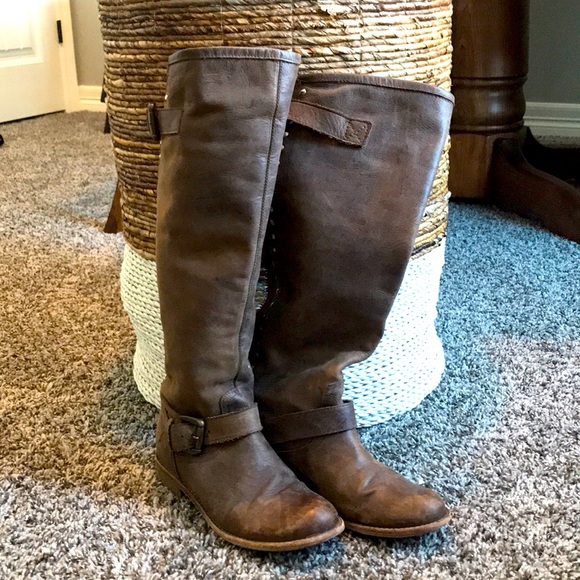 Steve Madden Red Zipper Boots size 7 - Picture 1 of 7